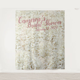 Elegantes Script-Brautparty Wandteppich