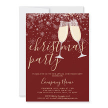 Elegantes Script Business Corporate Weihnachtsfest