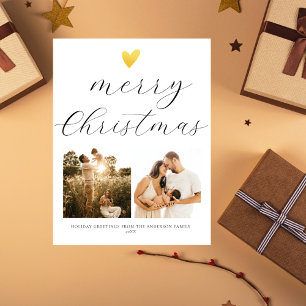 Elegantes Script Frohe Weihnachten 2 Foto