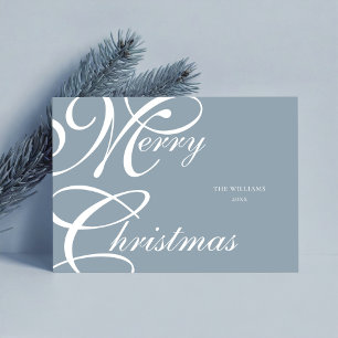 Elegantes Script Frohe Weihnachten Non-Foto