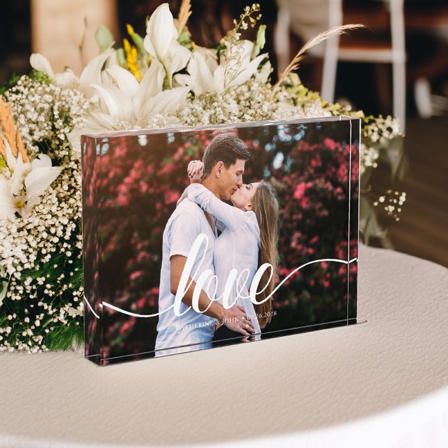 Elegantes Script "Liebe" Overlay-Foto Fotoblock (Von Creator hochgeladen)