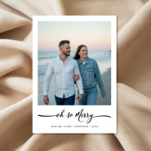 Elegantes Script Oh So fröhlich Weihnachts Beach F