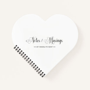 Elegantes Script Personalisiert Notes & Musings He Notizbuch