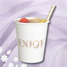 Elegantes Script Roses Floral Roses Brautparty