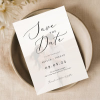 Elegantes Script Vellum Overlay Foto Hochzeit