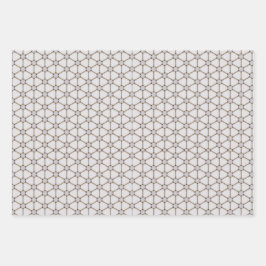 Elegantes Set der Nautischen Marine und Weißwrappi Geschenkpapier Set