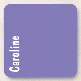 Elegantes Signature-Script-Monogramm Getränkeuntersetzer