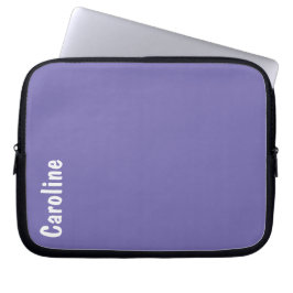 Elegantes Signature-Script-Monogramm Laptopschutzhülle