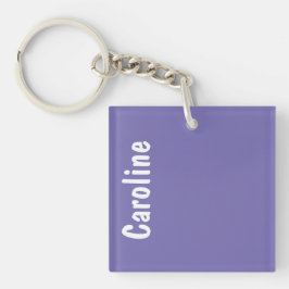 Elegantes Signature-Script-Monogramm Schlüsselanhänger