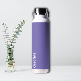 Elegantes Signature-Script-Monogramm Trinkflasche