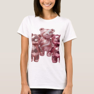 Elegantes Silber ABSTRACT ART Modernes Design T-Shirt