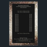 Elegantes Silber Gold Ō Flyer<br><div class="desc">Ein elegantes und raffiniertes Design mit einem digitalen Bild aus Silber-Gold-Glitzer. Achtung: Bei wird keine echte Folie verwendet,  nur die Farbe deutlich aufgeprägt. Füge deine Daten,  Logo,  Firmendetails und Bilder in Minuten hinzu.</div>