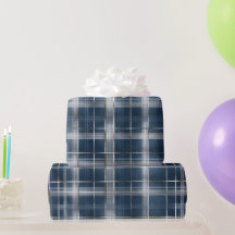 Elegantes Silber Navy Luxe Gitter Stahl Karo Muste