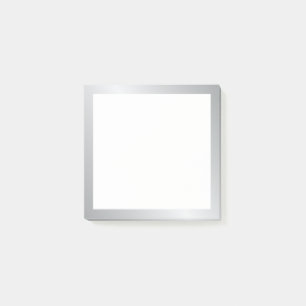 Elegantes Silber Post-it Klebezettel