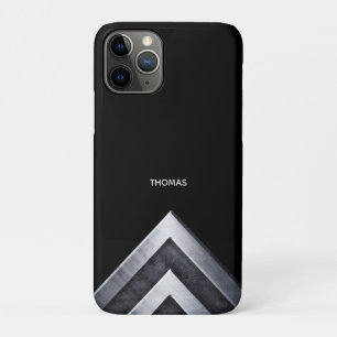 Elegantes Silbermetallmuster Case-Mate iPhone Hülle