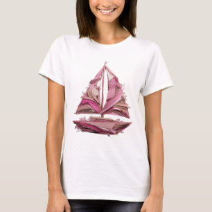 Elegantes Silbernes ABSTRACT ART Design T-Shirt