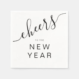 Elegantes Silvester-Party Serviette