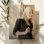 Elegantes SIXTY Foto 60. Geburtstagsparty Einladung<br><div class="desc">Feiern Sie die großen 6-0 im Stil mit unserem Foto 60. Geburtstag Einladungen! Hier können Sie Ihr Lieblingsbild der Geburtstagssternfront und -mitte bewundern, ergänzt durch ein elegantes, weißes Dekorationsskript, das SIXTY liest. Unsere einfach zu bedienende Vorlage erlaubt Ihnen, Ihre persönliche Touch hinzuzufügen, um sicherzustellen, dass jedes Detail richtig ist. Diese...</div>