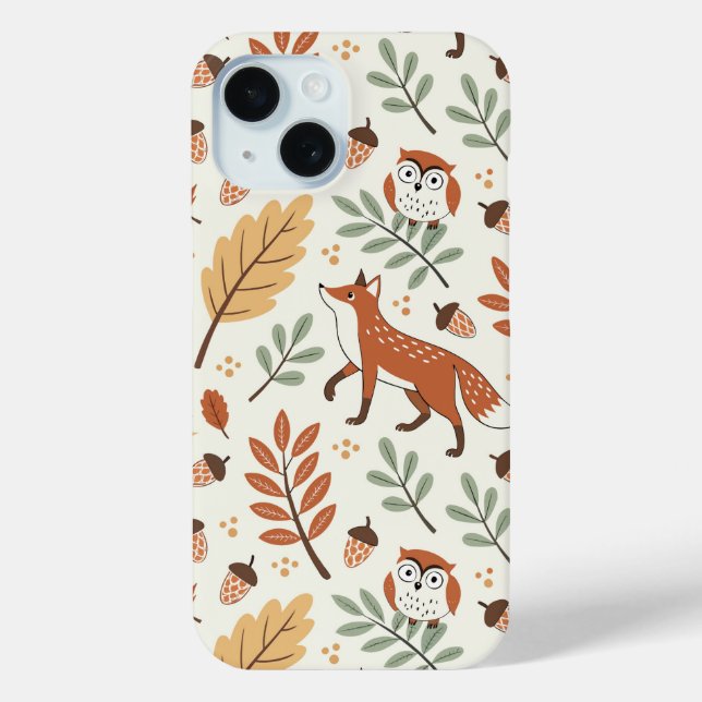 Elegantes skandinavisches Fall Pattern Case-Mate iPhone Hülle (Rückseite)
