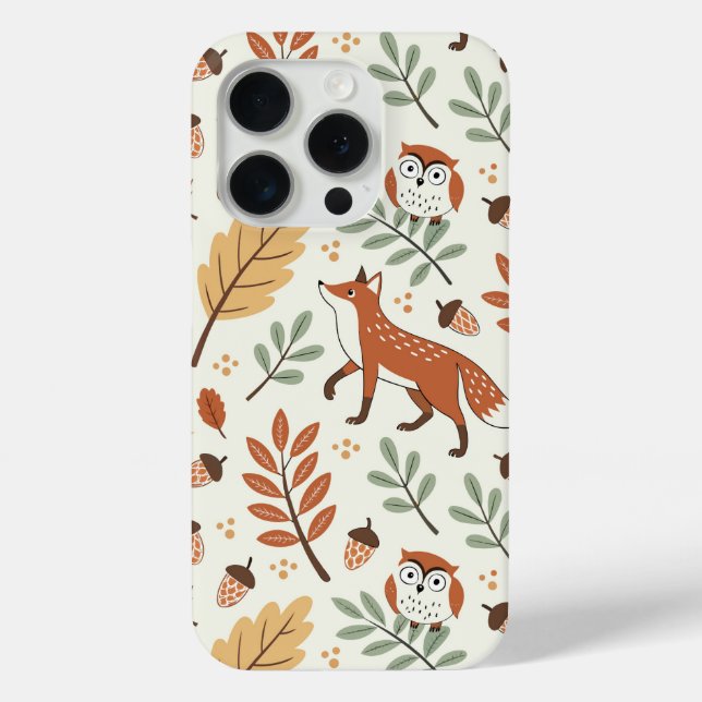 Elegantes skandinavisches Fall Pattern Case-Mate iPhone Hülle (Rückseite)