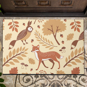 Elegantes skandinavisches Fall Pattern Fußmatte