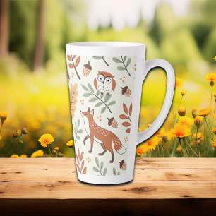 Elegantes skandinavisches Fall Pattern Milchtasse