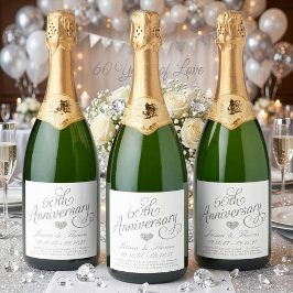 Elegantes Skript 60. Diamantene Hochzeit