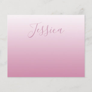 Elegantes Skript & editierbares Rosa (jeder Farbe) Flyer