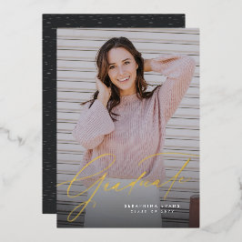 Elegantes Skript einfache Einladungen für einen Fo