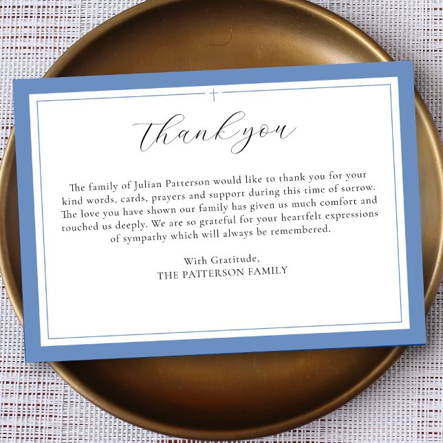 Elegantes Skript Einfaches benutzerdefiniertes Cro Dankeskarte (Von Creator hochgeladen)