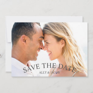 Elegantes Skript FOTO Save The Date