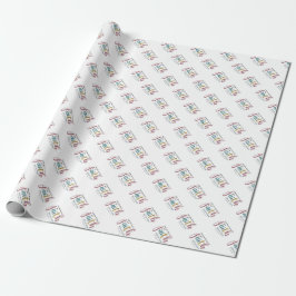 Elegantes Skript für Wir gehen im Glauben, nicht i Geschenkpapier