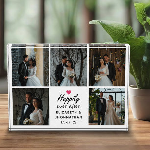 Elegantes Skript glücklicherweise je nach FotoColl Fotoblock