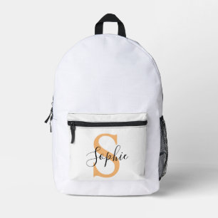Elegantes Skript Individueller Name Personalisiert Bedruckter Rucksack