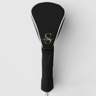 Elegantes Skript Individueller Name Personalisiert Golf Headcover
