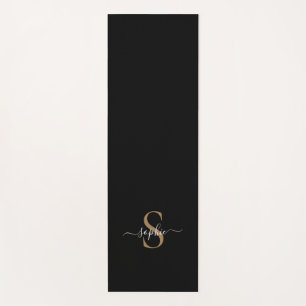 Elegantes Skript Individueller Name Personalisiert Yogamatte