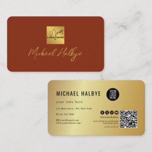 Elegantes Skript-Kalligrafie-Modernes Logo-Profess Visitenkarte