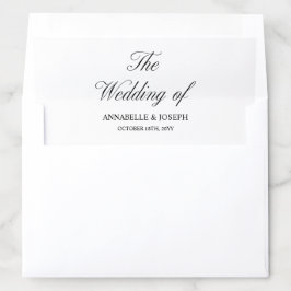 Elegantes Skript Minimalistisch Formal White Weddi