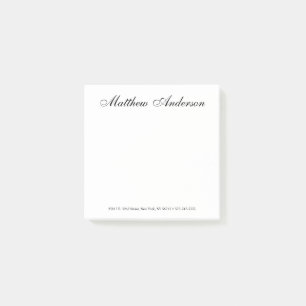 Elegantes Skript Post-it Klebezettel