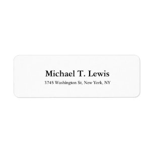 Elegantes Skript-schlichter Schwarz-weißer