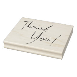 Elegantes Skript Vielen Dank Gummistempel