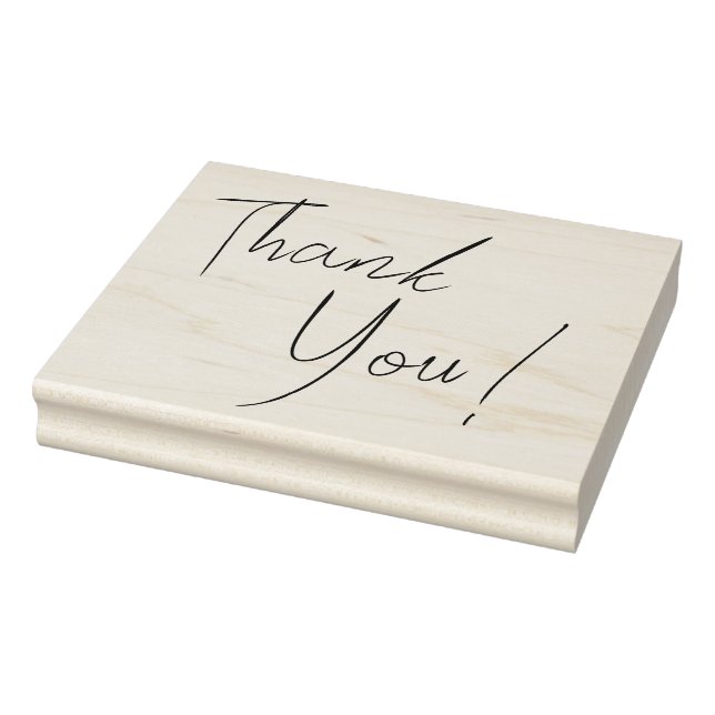 Elegantes Skript Vielen Dank Gummistempel (Stempel)