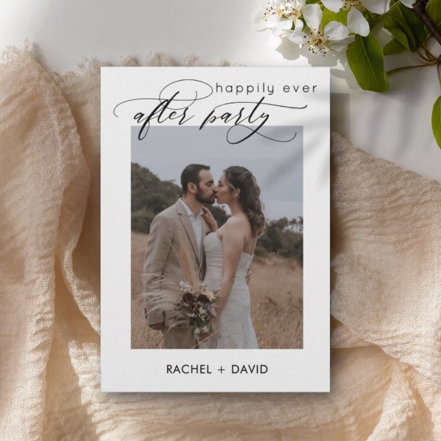 Elegantes Skript Wir haben die Hochzeitsempfehlung Einladung (Von Creator hochgeladen)