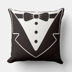 Elegantes Smoking-Minimalist-Wurfkissen Kissen