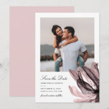 Elegantes Smoky Floral Dusty Rose Foto Hochzeit