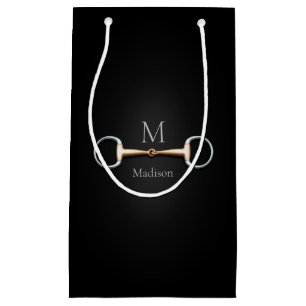 Elegantes Snaffle-Bit Mit Monogramm, benutzerdefin Kleine Geschenktüte