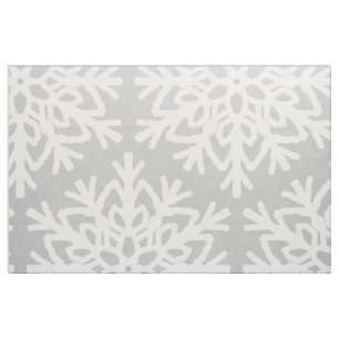 Elegantes Snowflake-Muster Stoff