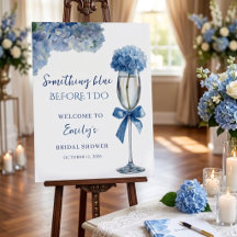 Elegantes Something Blue-Brautjungfernparty-Willko