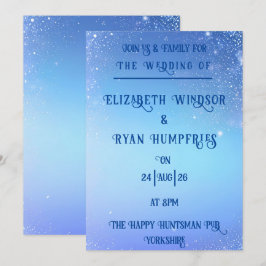 Elegantes Sparkle-Design für die anspruchsvolle Ei Einladung