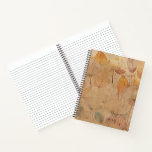 Elegantes SpiralNotebook mit gedrehten Linien Notizbuch